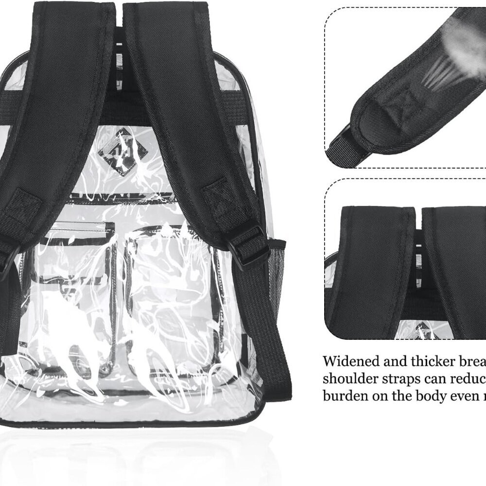 Spacious Transparent Backpack - School Approved, … - image 3